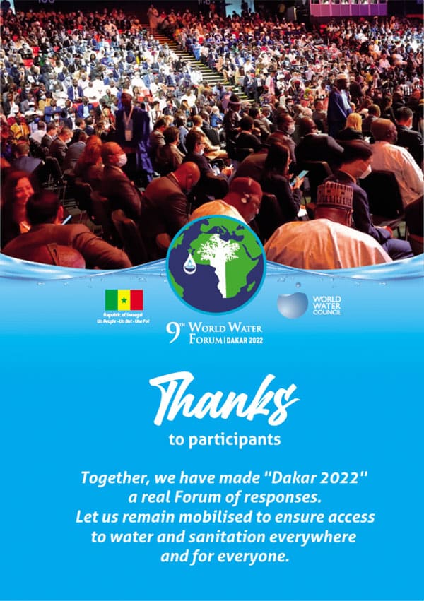 Thanks to participants