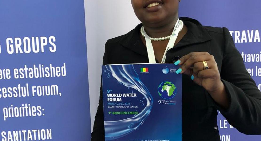 Stand of the 9th World Water Forum at the Congress of the African Water Association (AfWA)