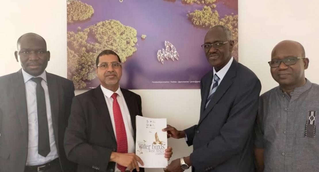 Abdoulaye Sène, Secrétaire exécutif du 9ème Forum mondial de l'eau et Ahmed Senhoury, Directeur exécutif du Partenariat régional pour la conservation de la zone côtière et marine (PRCM)